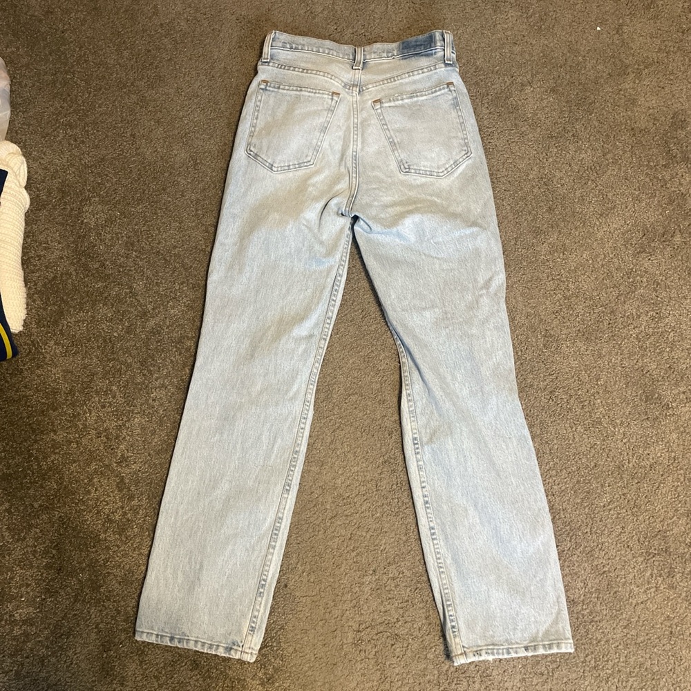 Light Blue Distressed Jeans - Picture 3 of 3